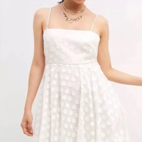 Anthropology white bubble dress - Picture 8 of 8